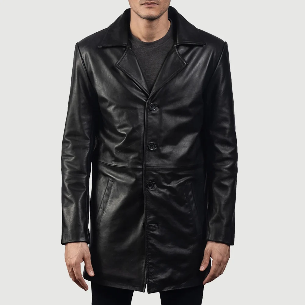 Classmith Black Leather Coat-reviseleather