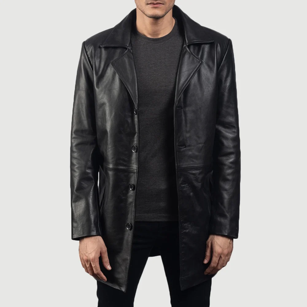 Classmith Black Leather Coat-reviseleather