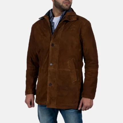 Sheriff Brown Suede Jacket-reviseleather