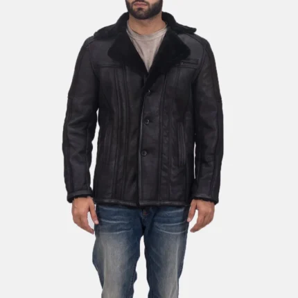 Furcliff Double Face Shearling Leather Coat-reviseleather