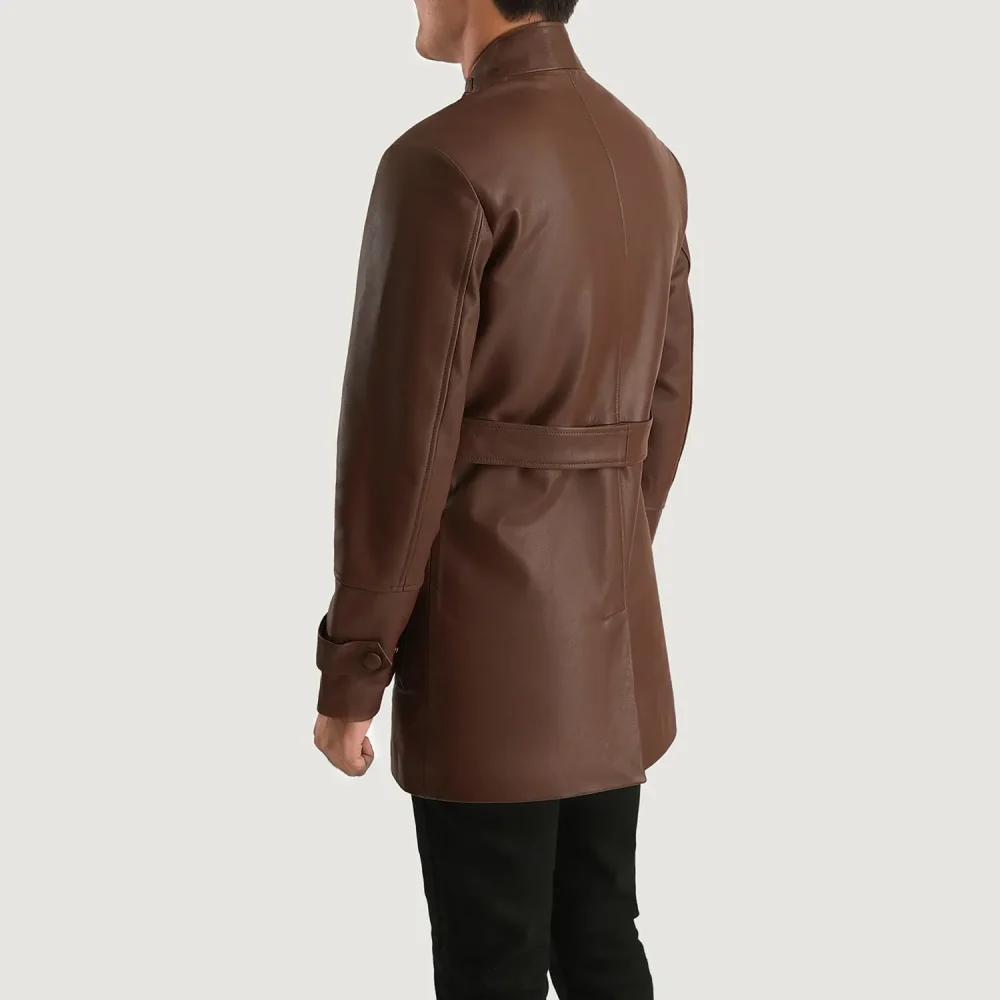 Dolf Brown Leather Jacket-reviseleather