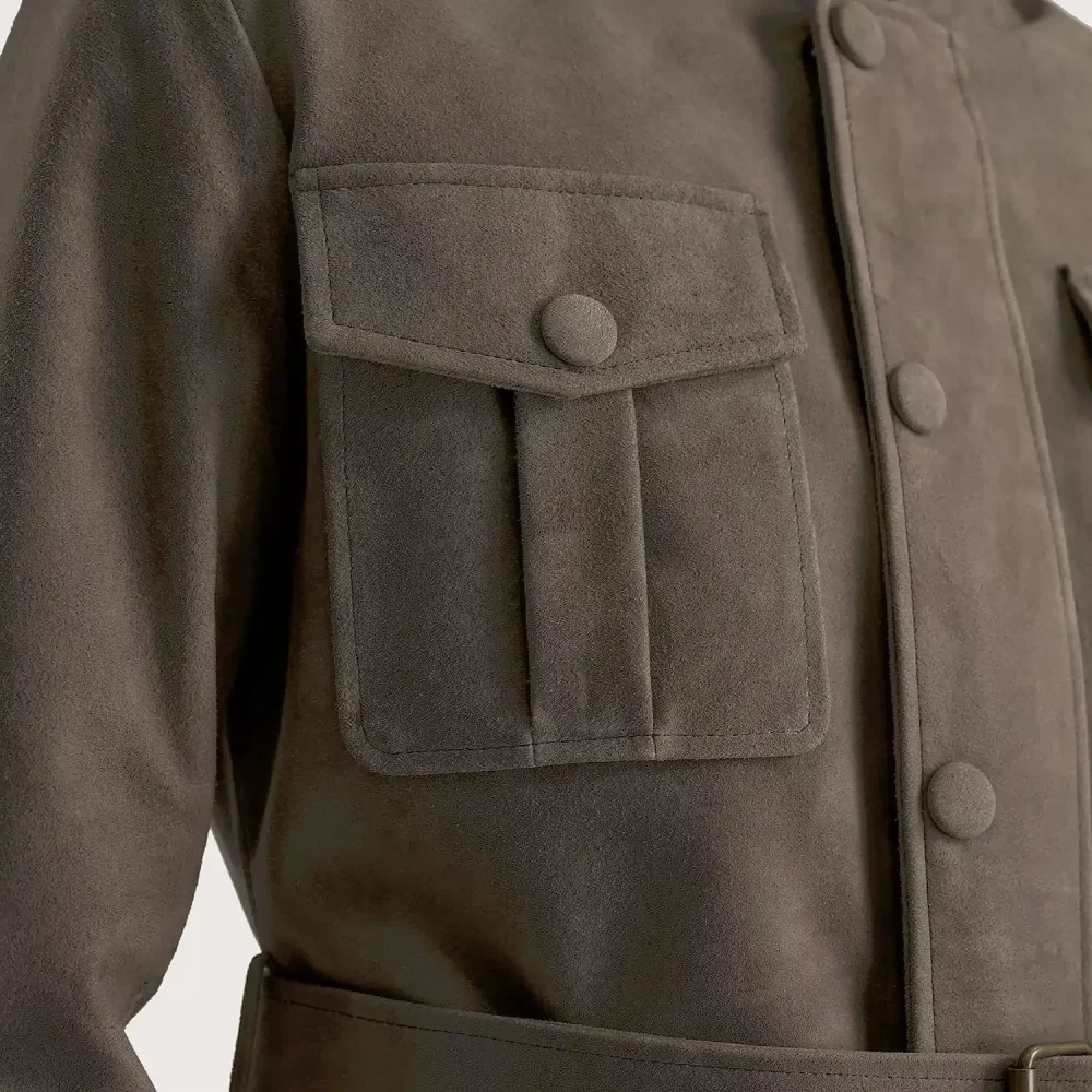 Dolf Grey Suede Jacket-reviseleather