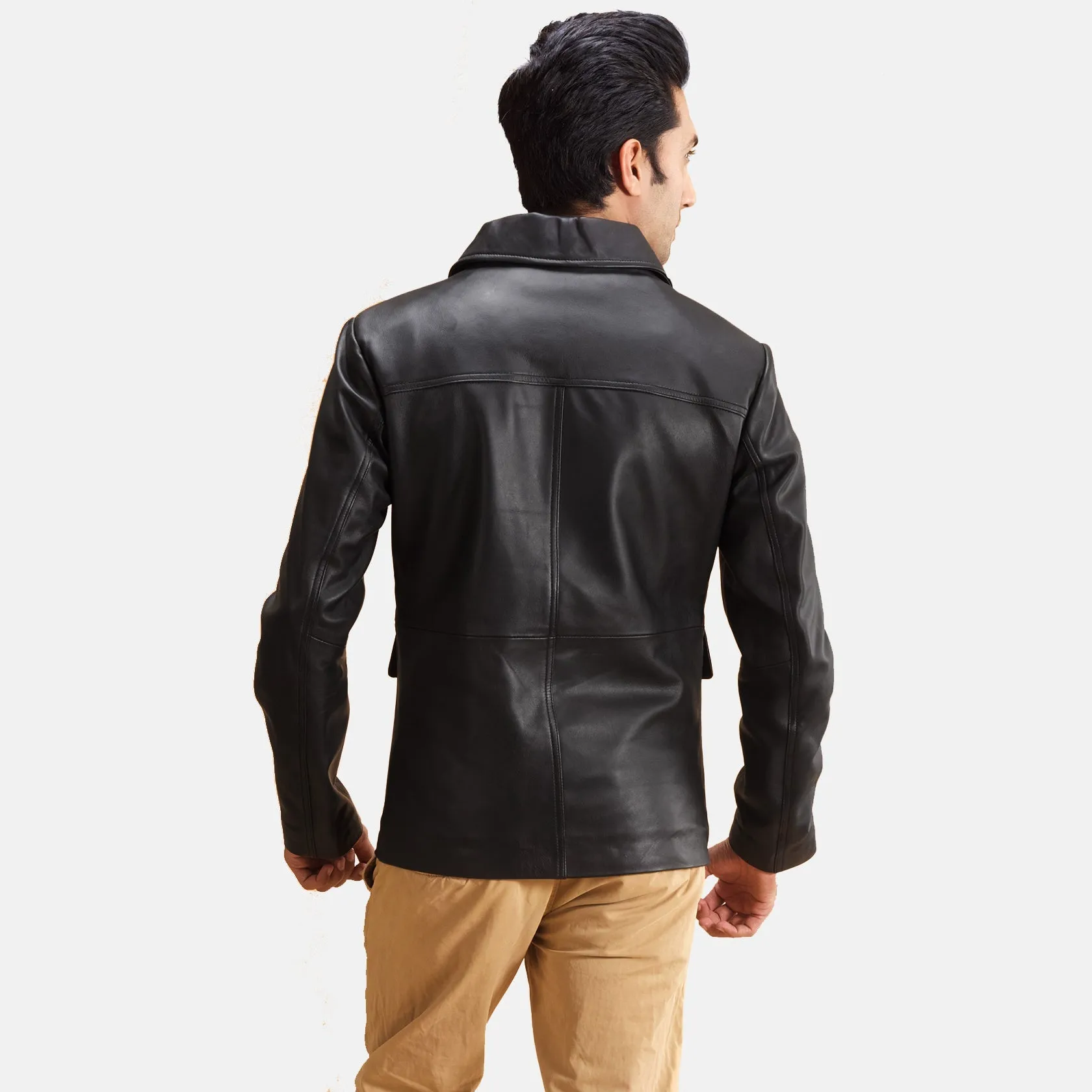 Raven Black Leather Jacket-reviseleather