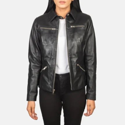 Tomachi Black Leather Jacket-reviseleather