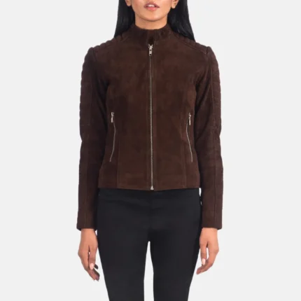 Adalyn Quilted Mocha Suede Biker Jacket-reviseleather