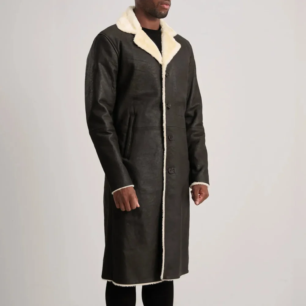 Kolby Brown Shearling Coat-reviseleather